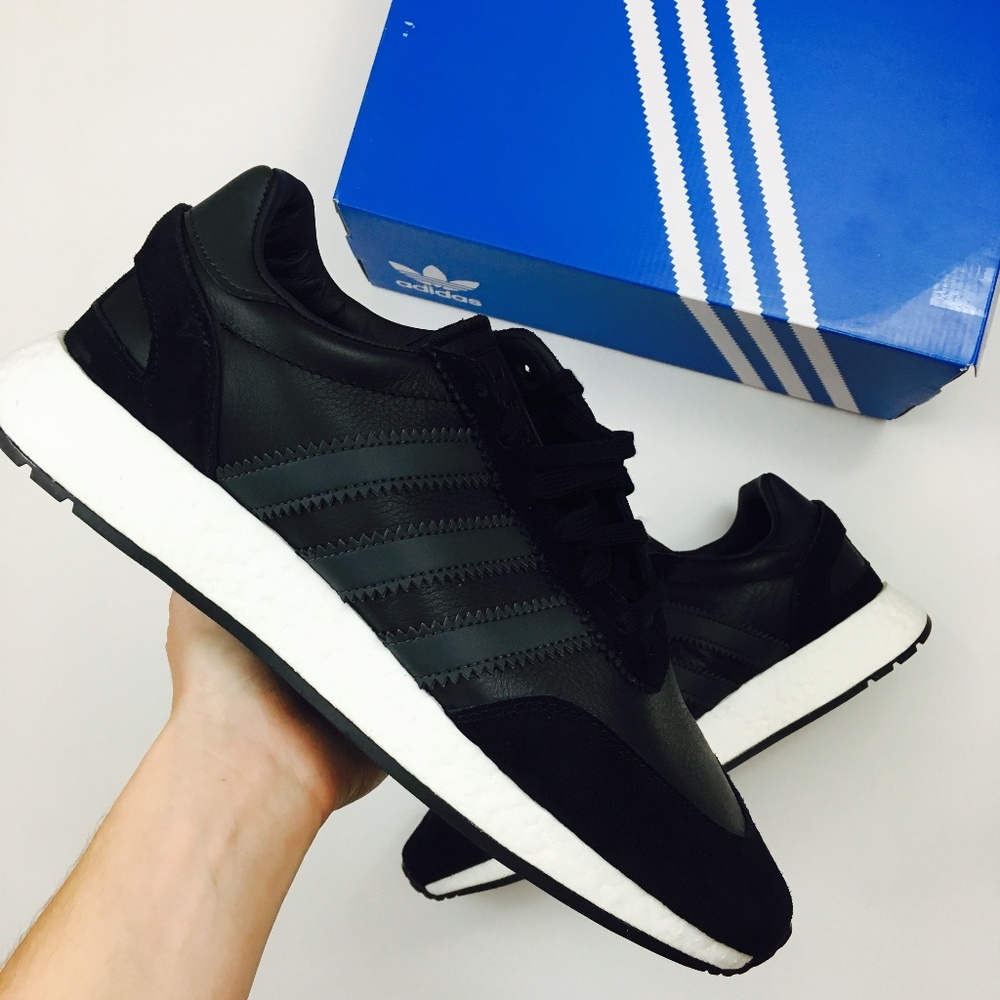 💰SALE  Adidas Iniki BOOST 5923 Black Sneakers